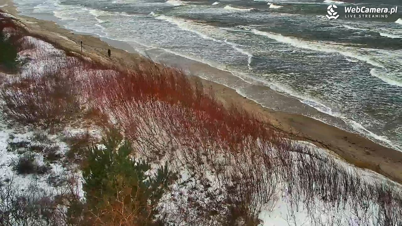 DZIWNÓW  - widok na plażę - 10 styczeń 2026, 13:27