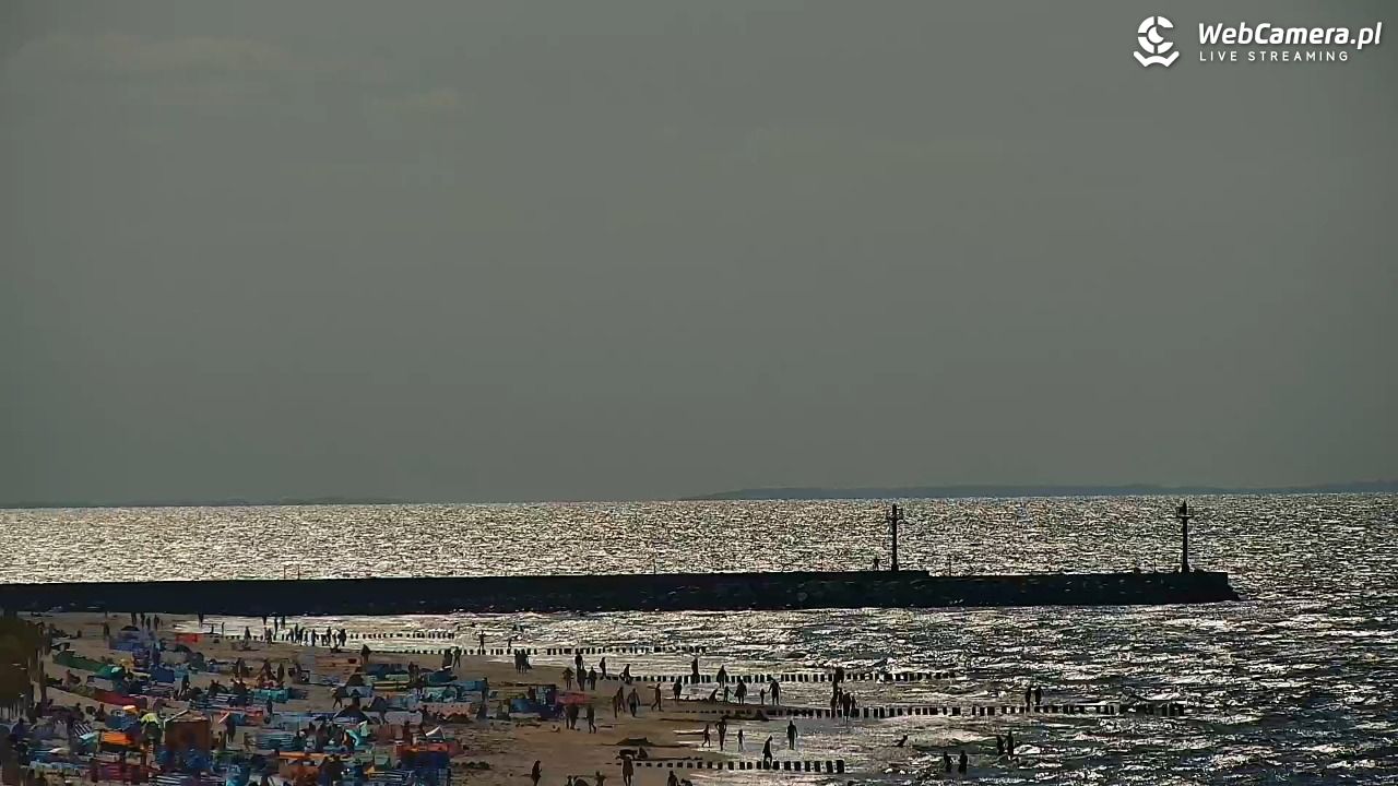 DZIWNÓW  - widok na plażę - 24 lipiec 2026, 16:35