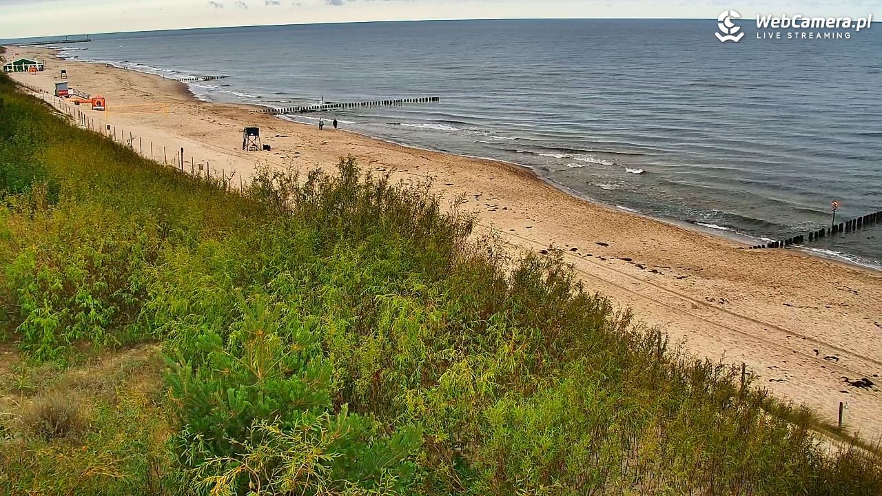 DZIWNÓW  - widok na plażę - 25 lipiec 2026, 07:15