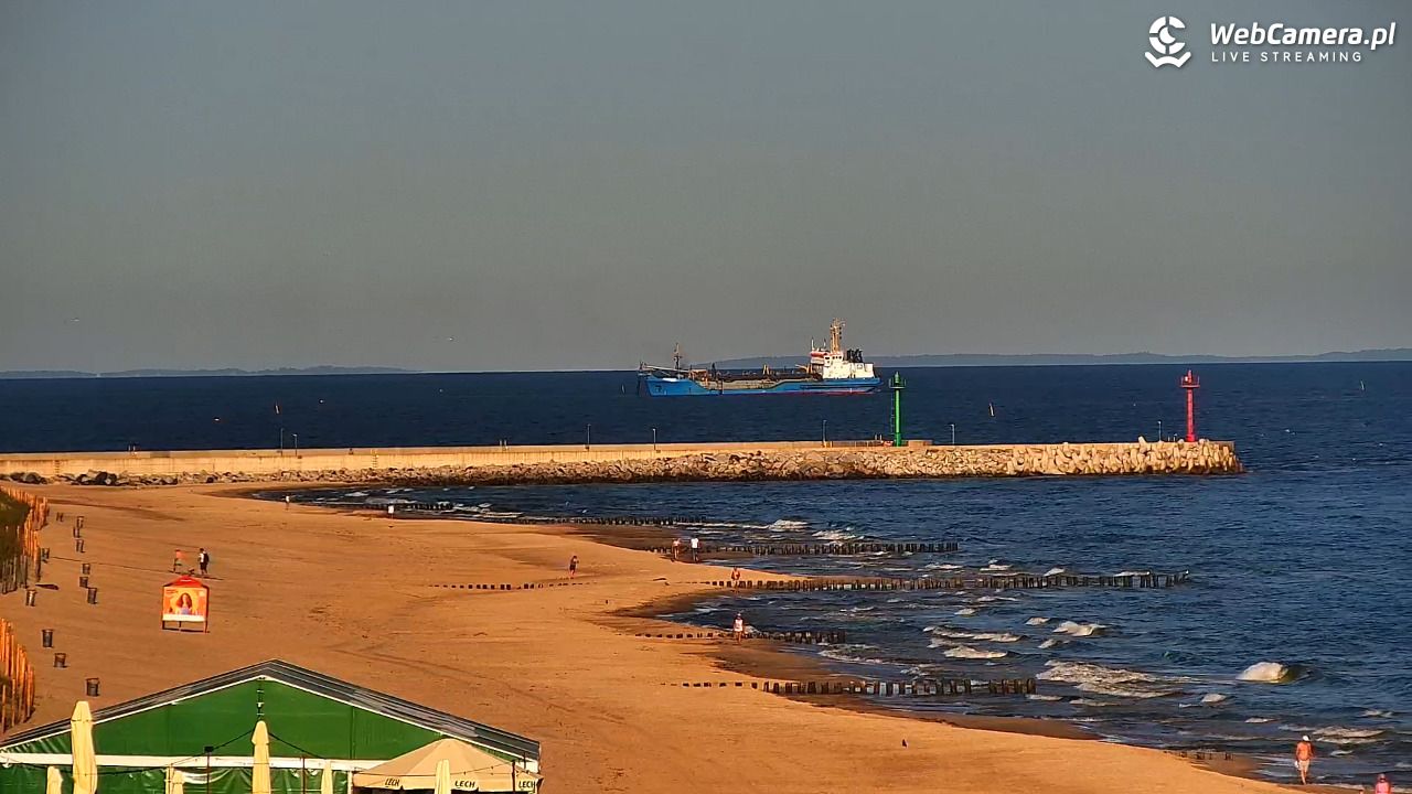 DZIWNÓW  - widok na plażę - 26 czerwiec 2026, 07:20