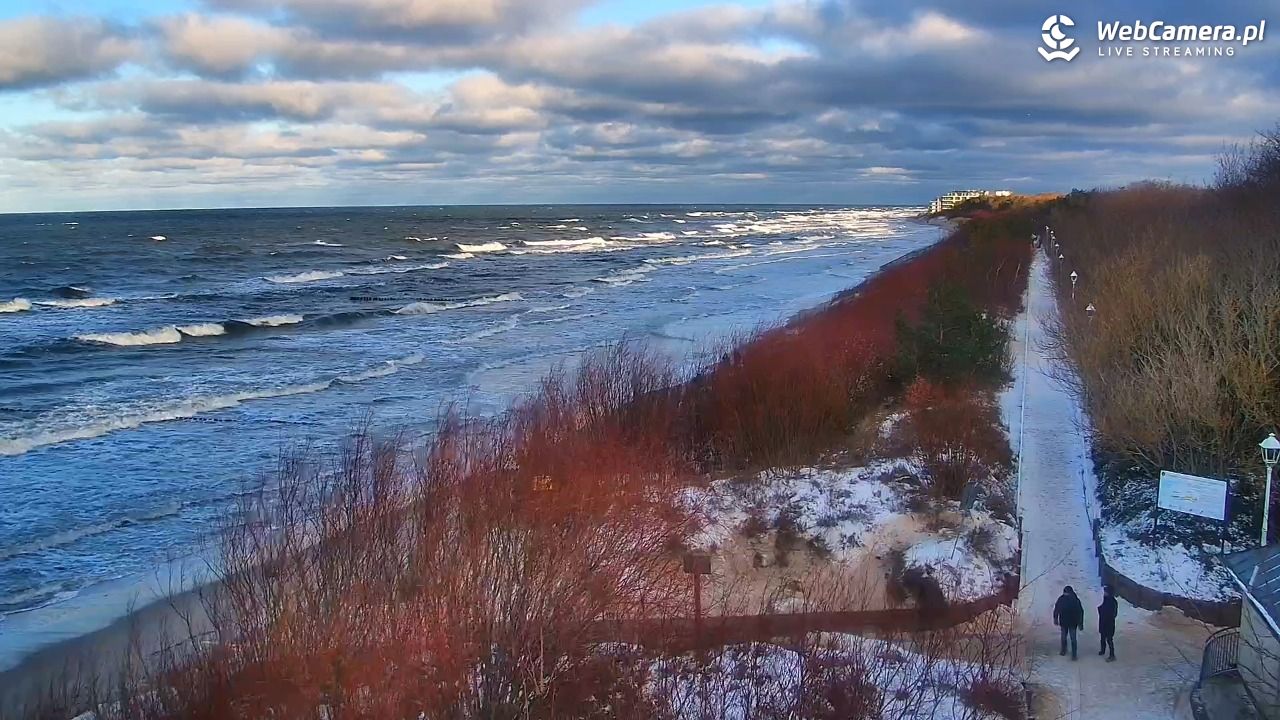 DZIWNÓW  - widok na plażę - 11 styczeń 2026, 14:27