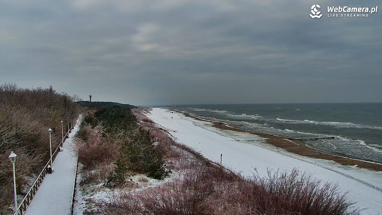 DZIWNÓW  - widok na plażę - 30 styczeń 2026, 13:21