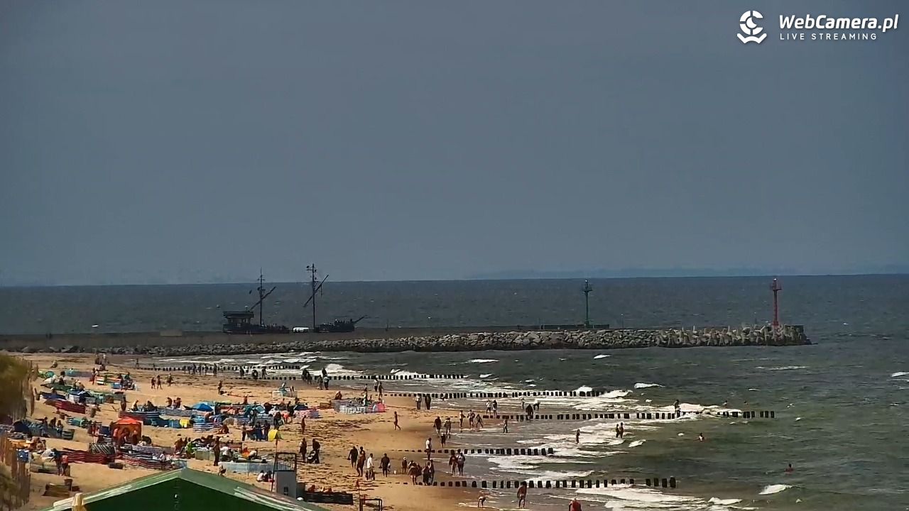 DZIWNÓW  - widok na plażę - 24 lipiec 2026, 12:18