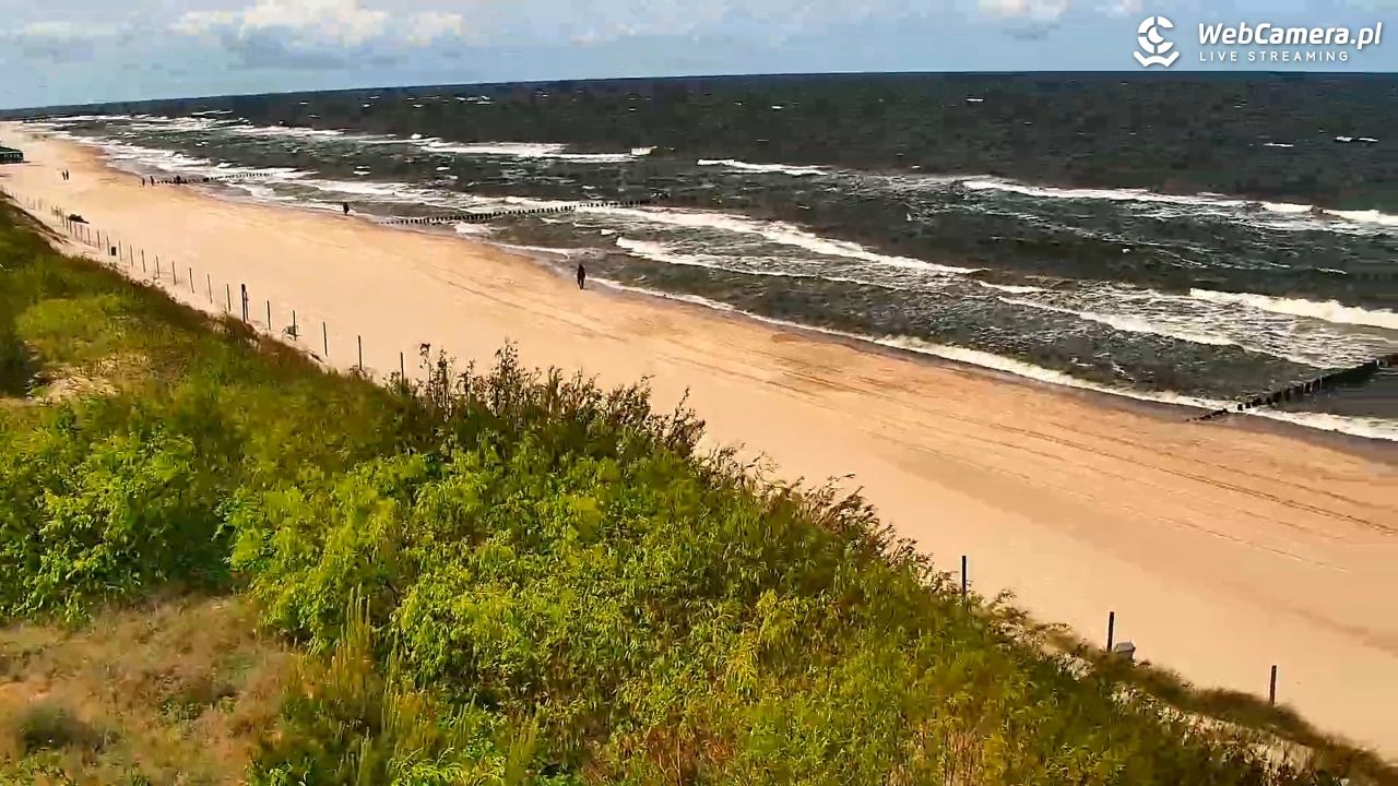 DZIWNÓW  - widok na plażę - 09 czerwiec 2025, 13:15