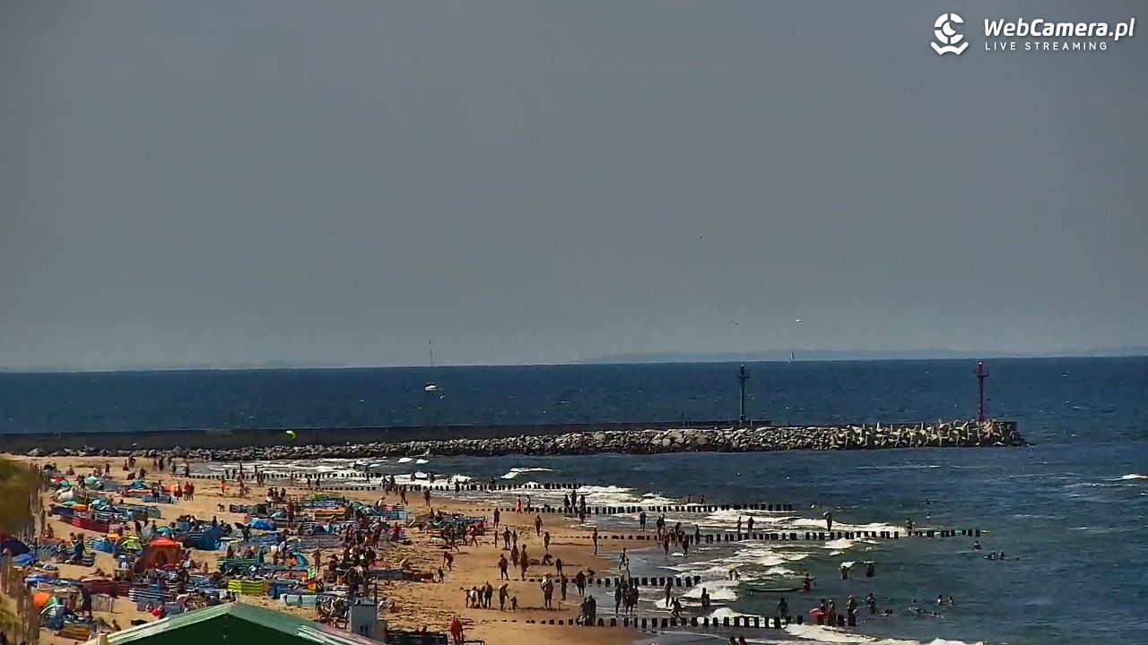 DZIWNÓW  - widok na plażę - 24 lipiec 2026, 13:40