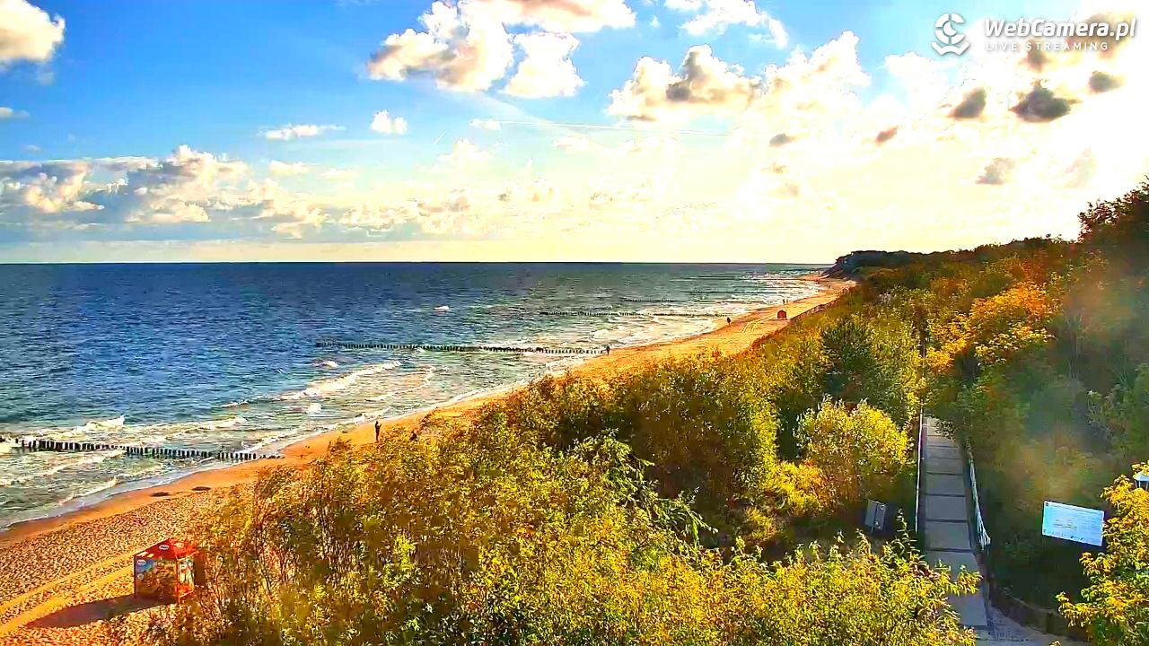 DZIWNÓW  - widok na plażę - 08 sierpień 2026, 07:45