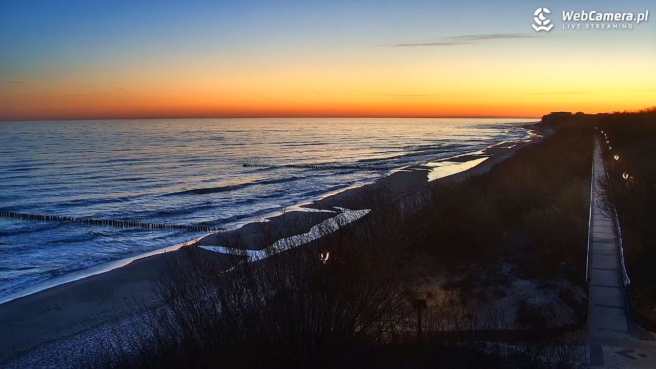 DZIWNÓW  - widok na plażę - 08 kwiecień 2026, 05:54
