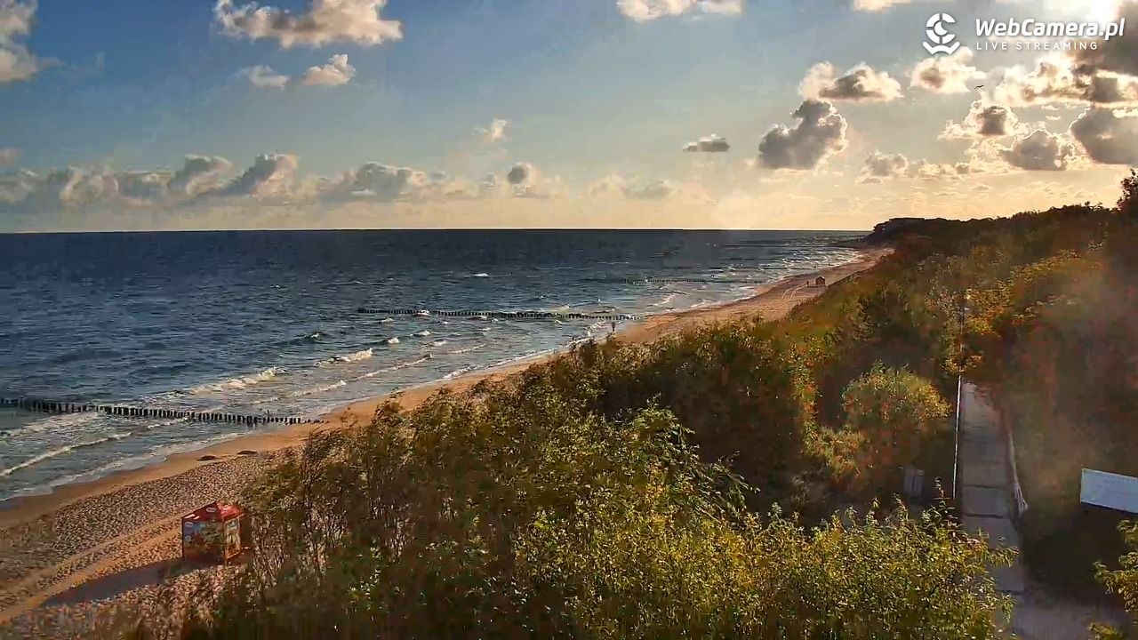 DZIWNÓW  - widok na plażę - 08 sierpień 2026, 07:13