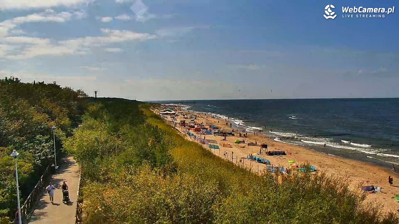 DZIWNÓW  - widok na plażę - 24 lipiec 2026, 14:51