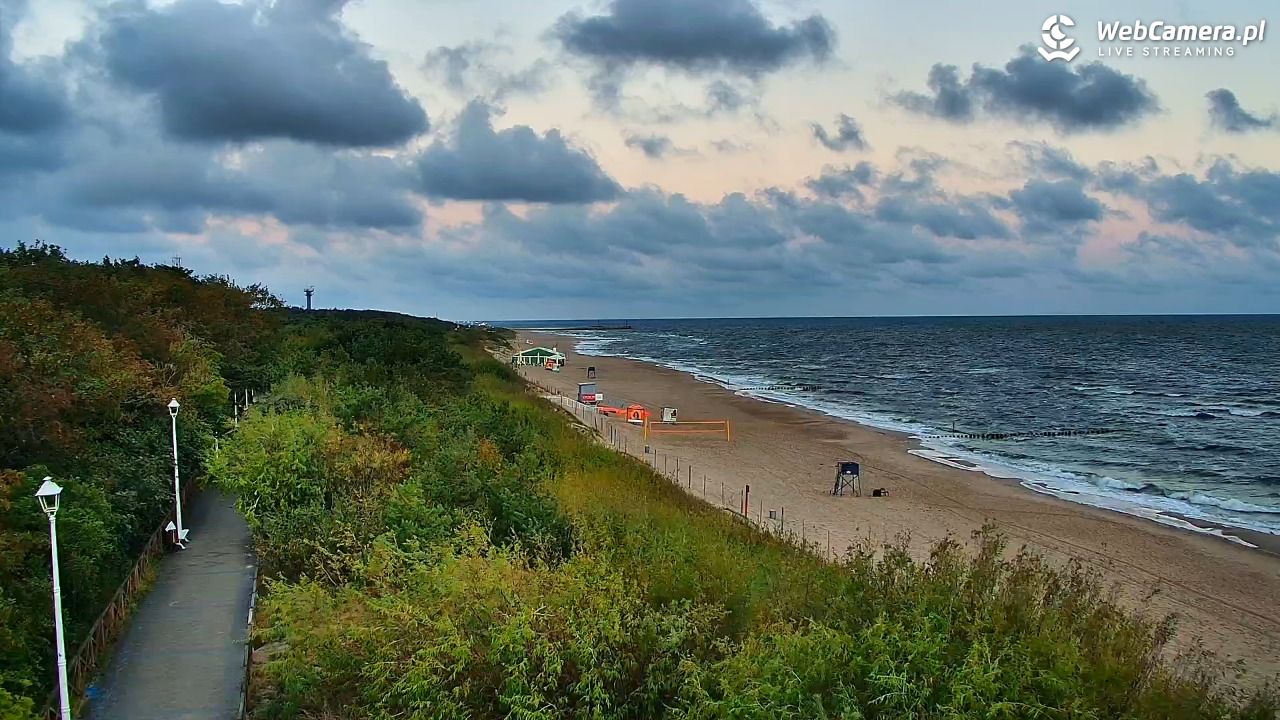 DZIWNÓW  - widok na plażę - 20 sierpień 2026, 05:50
