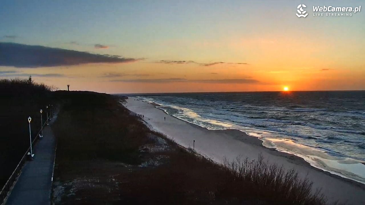 DZIWNÓW  - widok na plażę - 06 kwiecień 2026, 19:43