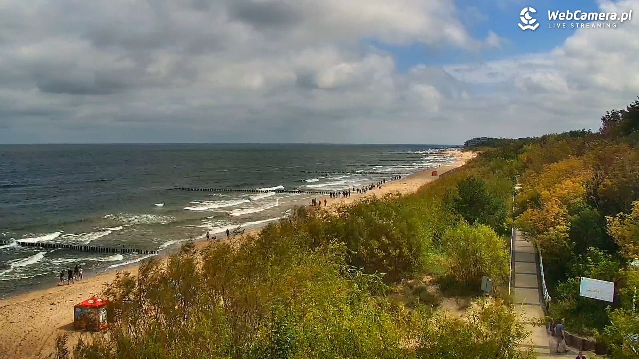 DZIWNÓW  - widok na plażę - 24 lipiec 2026, 11:26