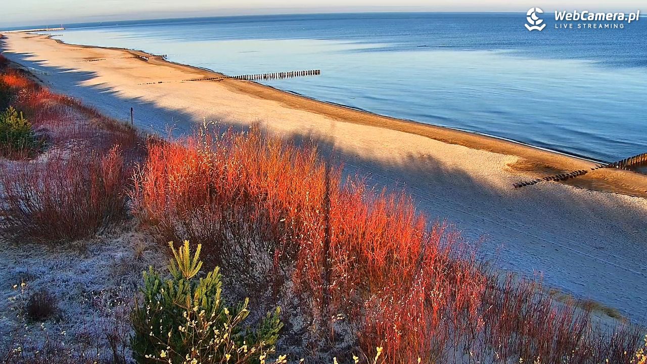 DZIWNÓW  - widok na plażę - 18 marzec 2026, 07:20