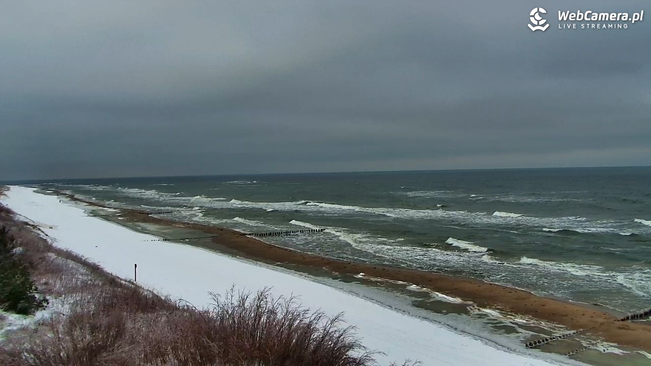 DZIWNÓW  - widok na plażę - 29 styczeń 2026, 10:09