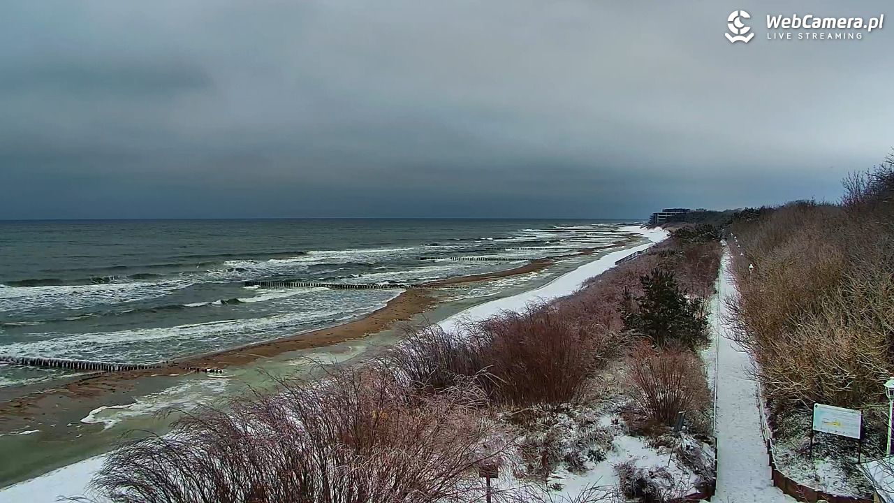 DZIWNÓW  - widok na plażę - 29 styczeń 2026, 08:39