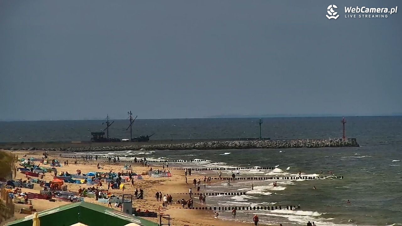 DZIWNÓW  - widok na plażę - 24 lipiec 2026, 12:18