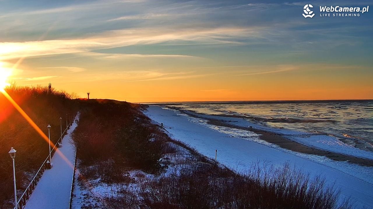 DZIWNÓW  - widok na plażę - 01 luty 2026, 16:17