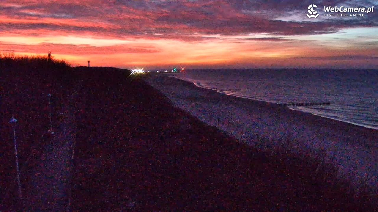 DZIWNÓW  - widok na plażę - 14 grudzień 2025, 16:37