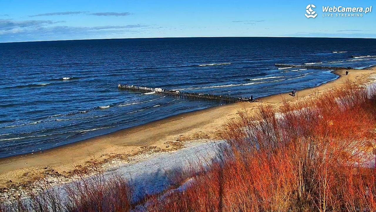 DZIWNÓW  - widok na plażę - 15 luty 2026, 14:23