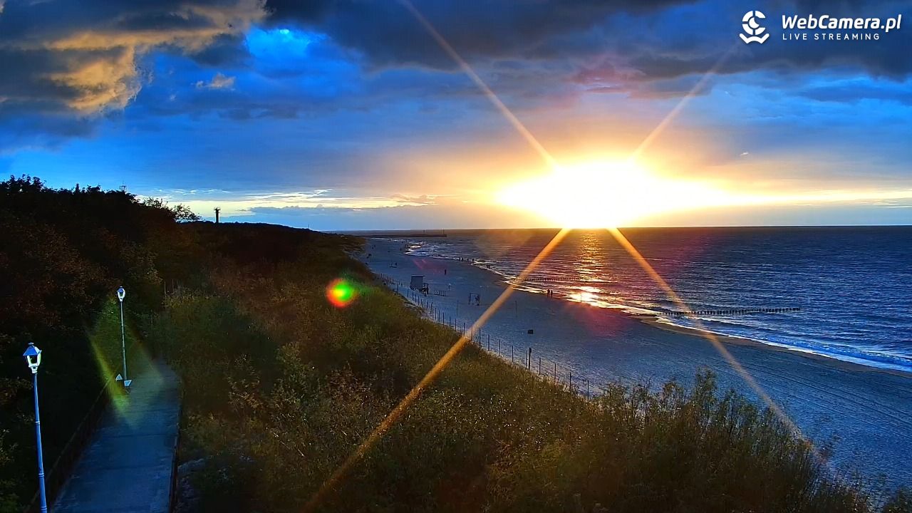 DZIWNÓW  - widok na plażę - 18 wresień 2026, 18:58