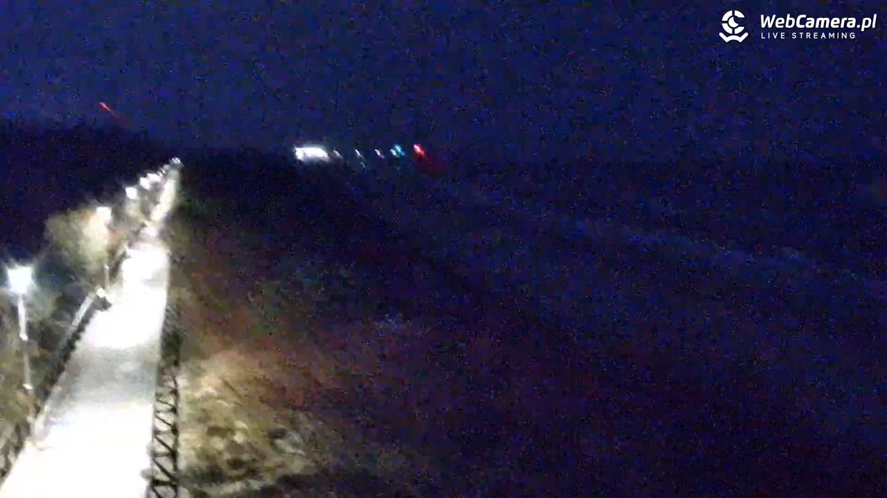 DZIWNÓW  - widok na plażę - 31 grudzień 2025, 22:11