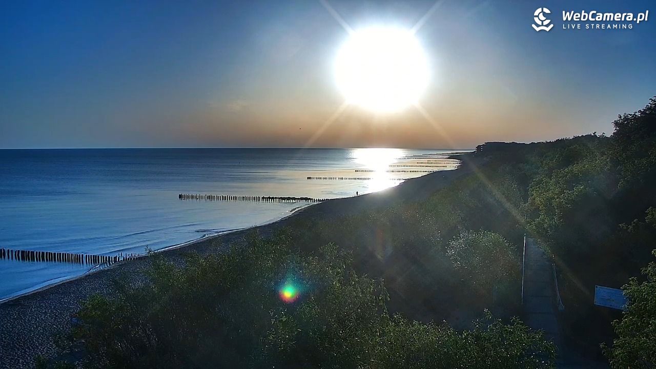 DZIWNÓW  - widok na plażę - 27 czerwiec 2026, 05:36