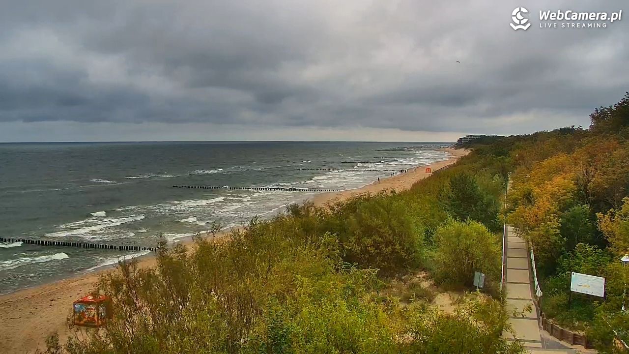 DZIWNÓW  - widok na plażę - 24 lipiec 2026, 09:25