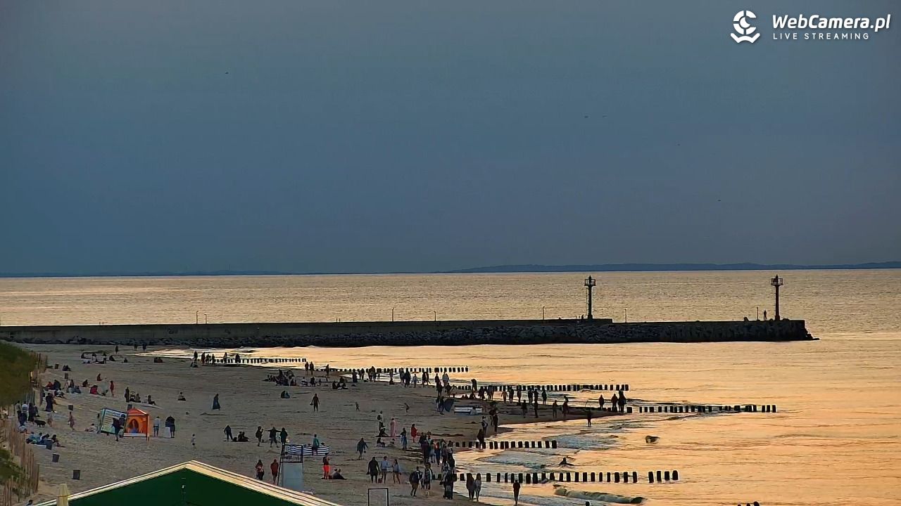 DZIWNÓW  - widok na plażę - 20 sierpień 2026, 20:05