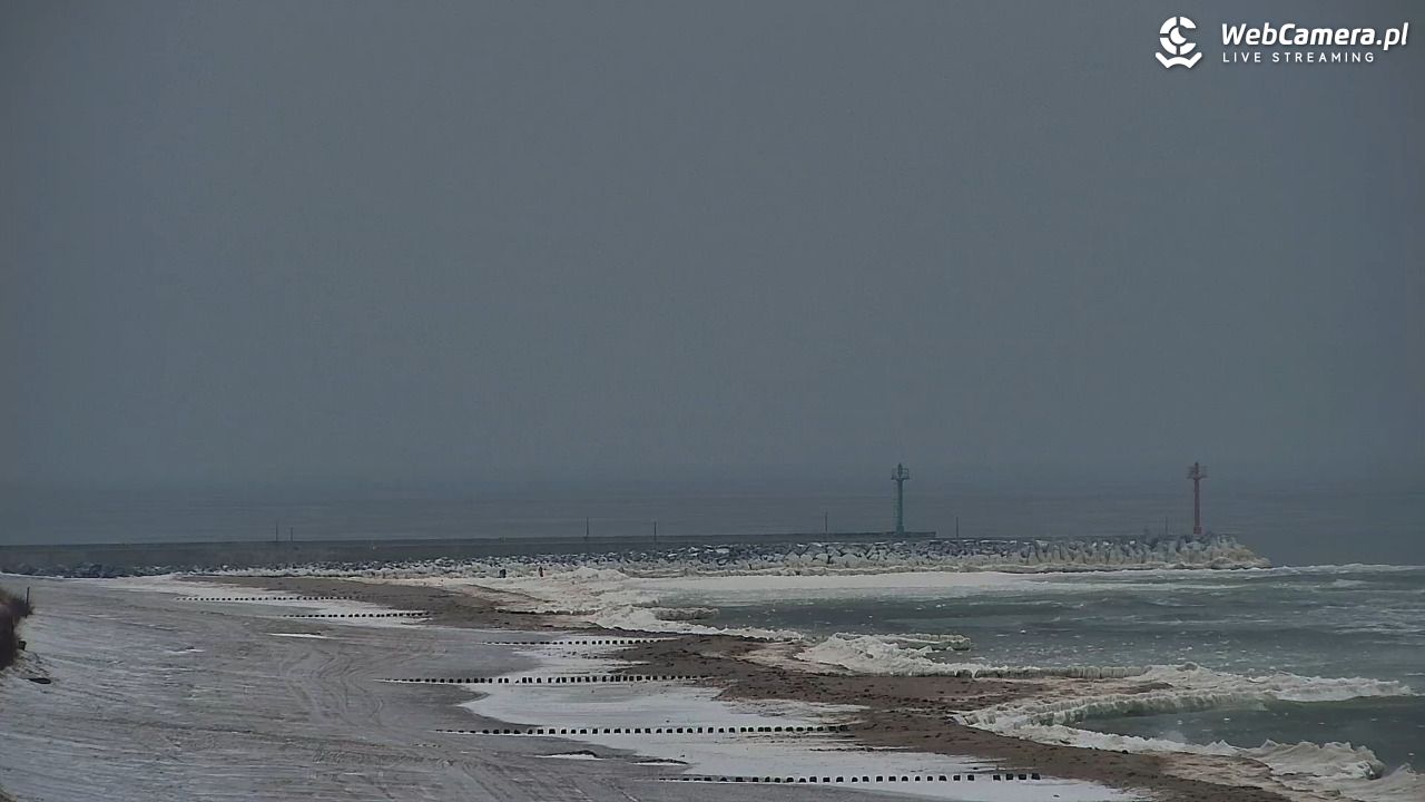 DZIWNÓW  - widok na plażę - 05 luty 2026, 11:21