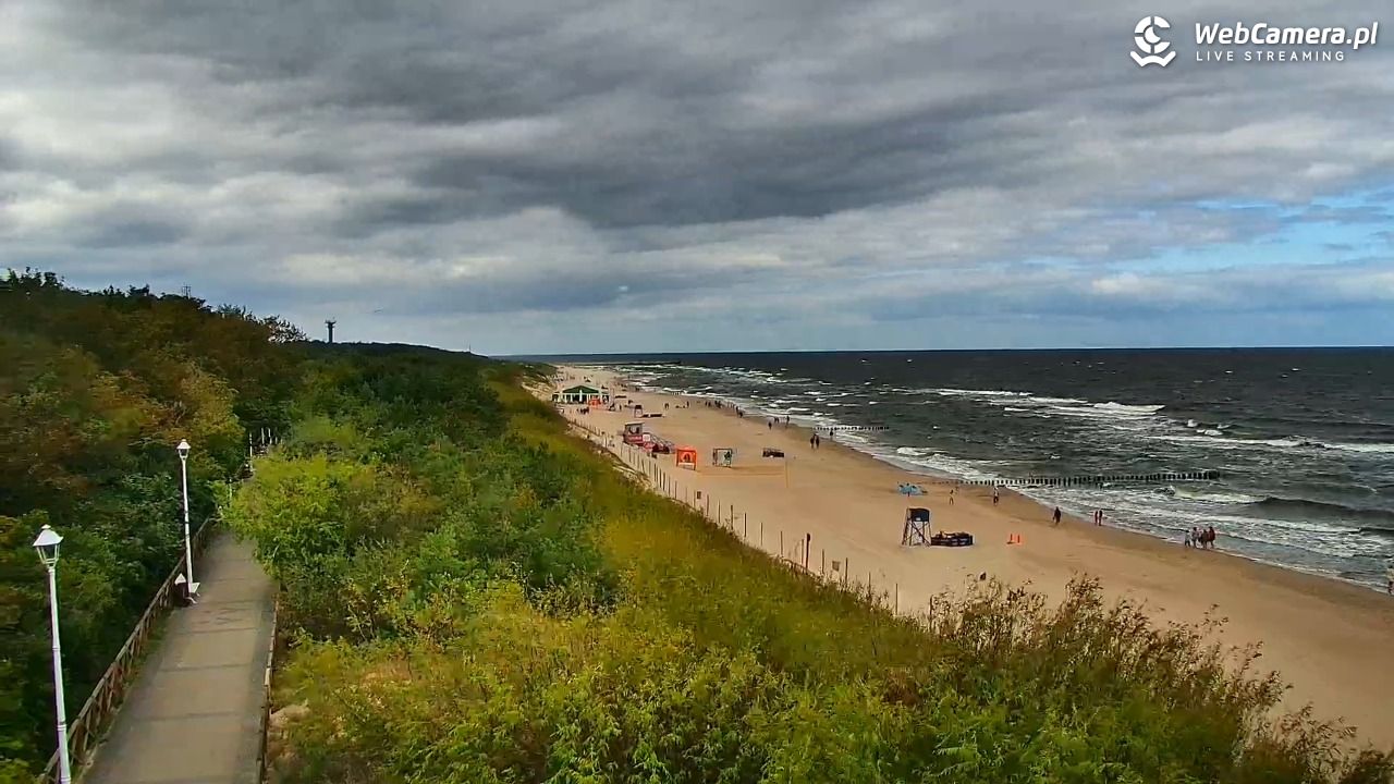 DZIWNÓW  - widok na plażę - 07 sierpień 2026, 11:15