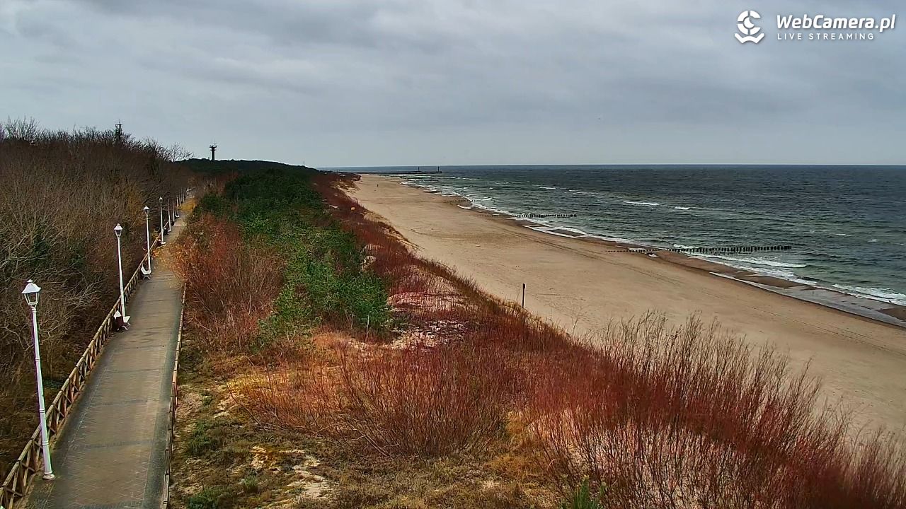 DZIWNÓW  - widok na plażę - 11 grudzień 2025, 12:49