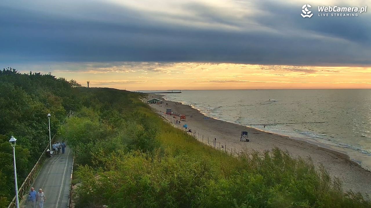 DZIWNÓW  - widok na plażę - 10 lipiec 2026, 20:05