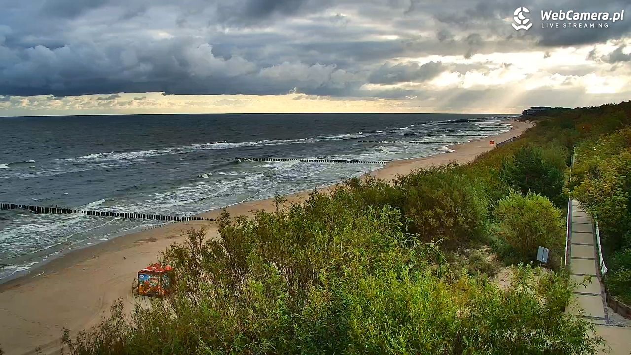 DZIWNÓW  - widok na plażę - 07 sierpień 2026, 07:07