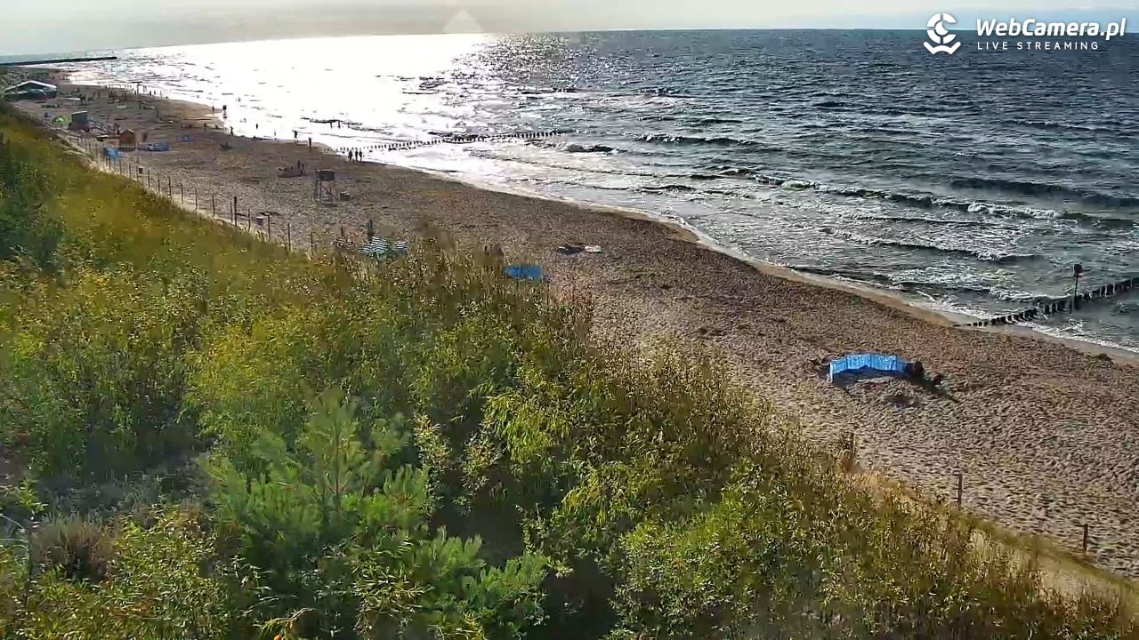 DZIWNÓW  - widok na plażę - 24 lipiec 2026, 18:14