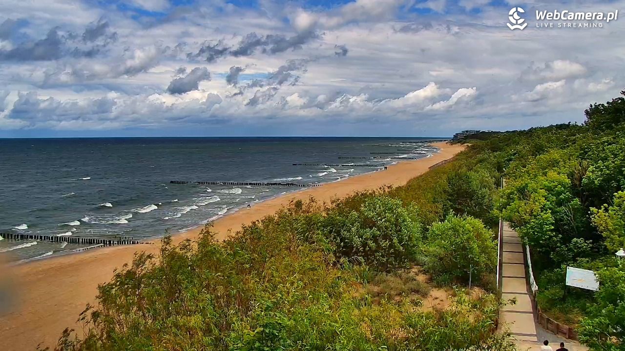 DZIWNÓW  - widok na plażę - 13 czerwiec 2026, 12:58