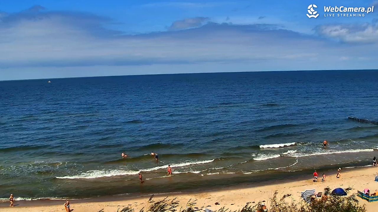 DZIWNÓW  - widok na plażę - 24 lipiec 2026, 13:32