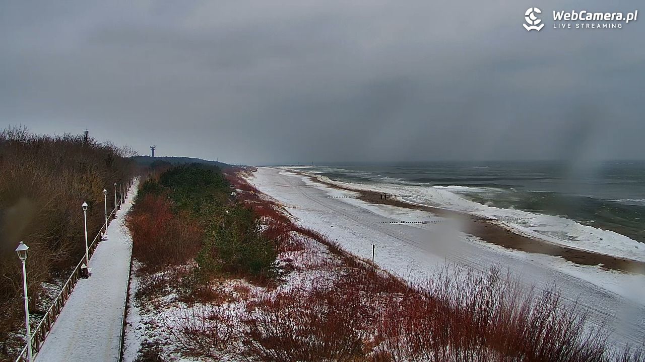 DZIWNÓW  - widok na plażę - 05 luty 2026, 11:21