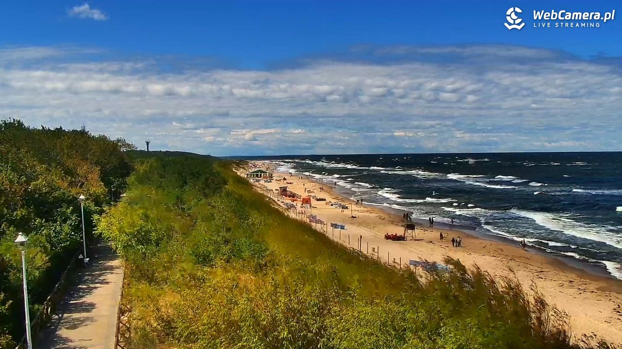DZIWNÓW  - widok na plażę - 23 lipiec 2026, 12:21