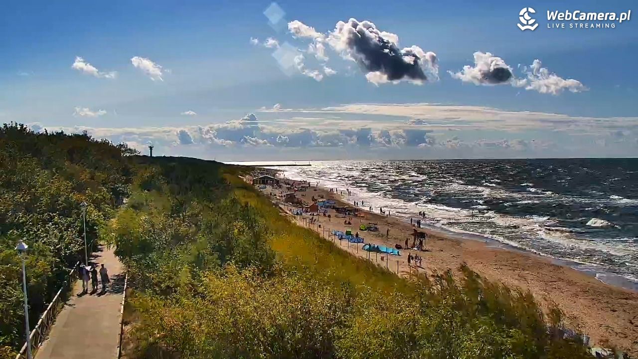 DZIWNÓW  - widok na plażę - 23 lipiec 2026, 16:48