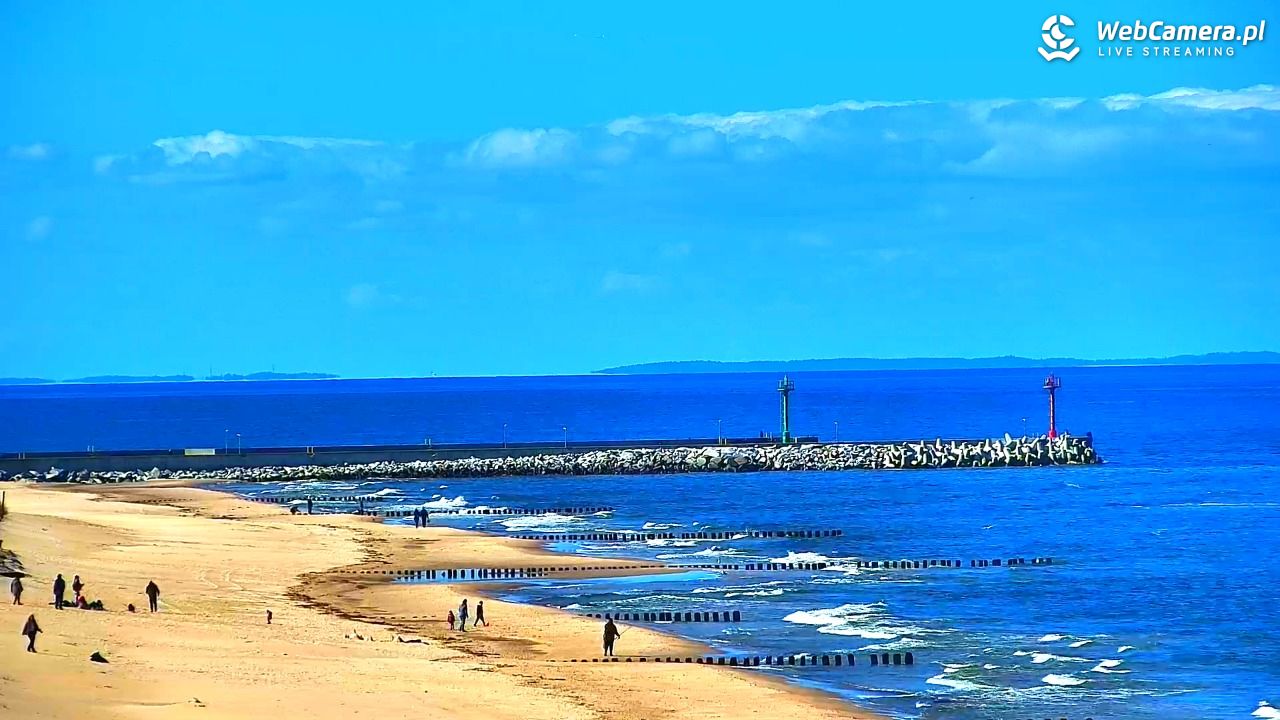 DZIWNÓW  - widok na plażę - 08 kwiecień 2026, 12:17