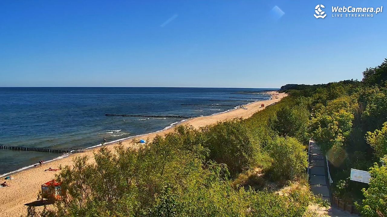 DZIWNÓW  - widok na plażę - 26 czerwiec 2026, 10:05