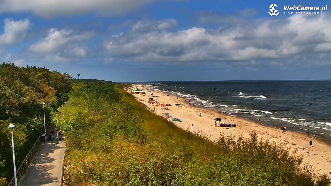 DZIWNÓW  - widok na plażę - 24 lipiec 2026, 11:20