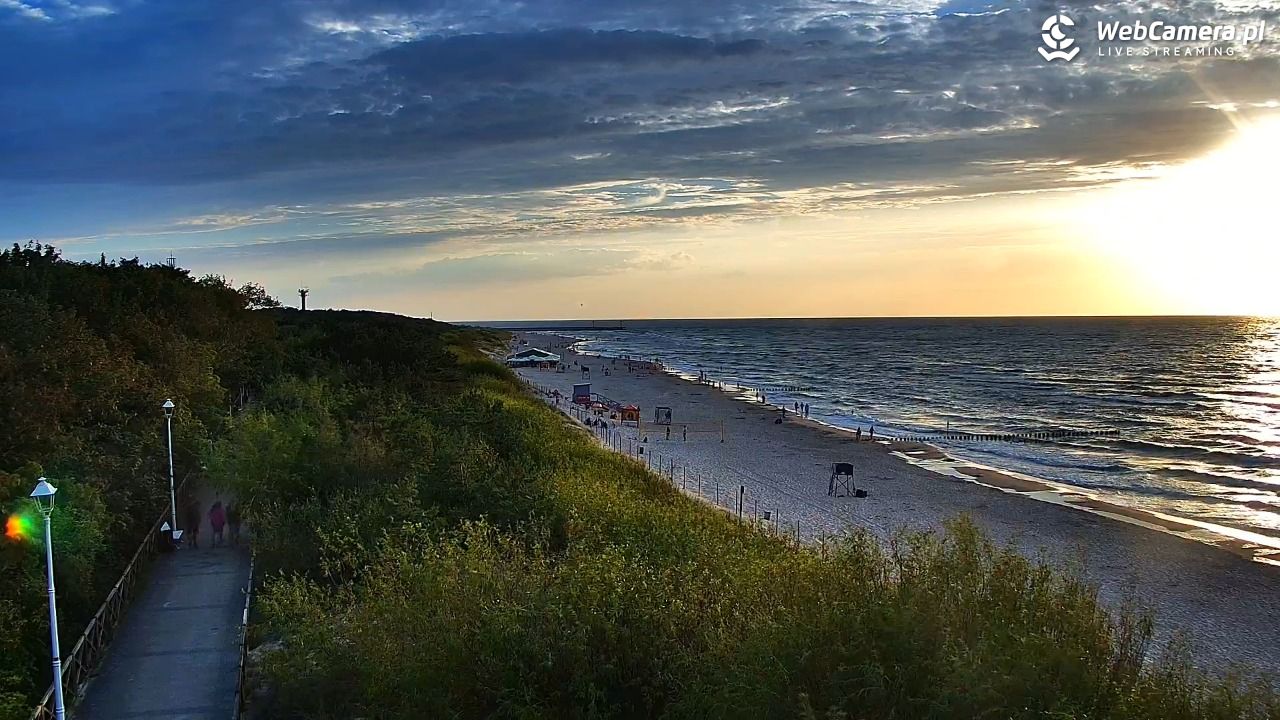 DZIWNÓW  - widok na plażę - 06 sierpień 2026, 20:03