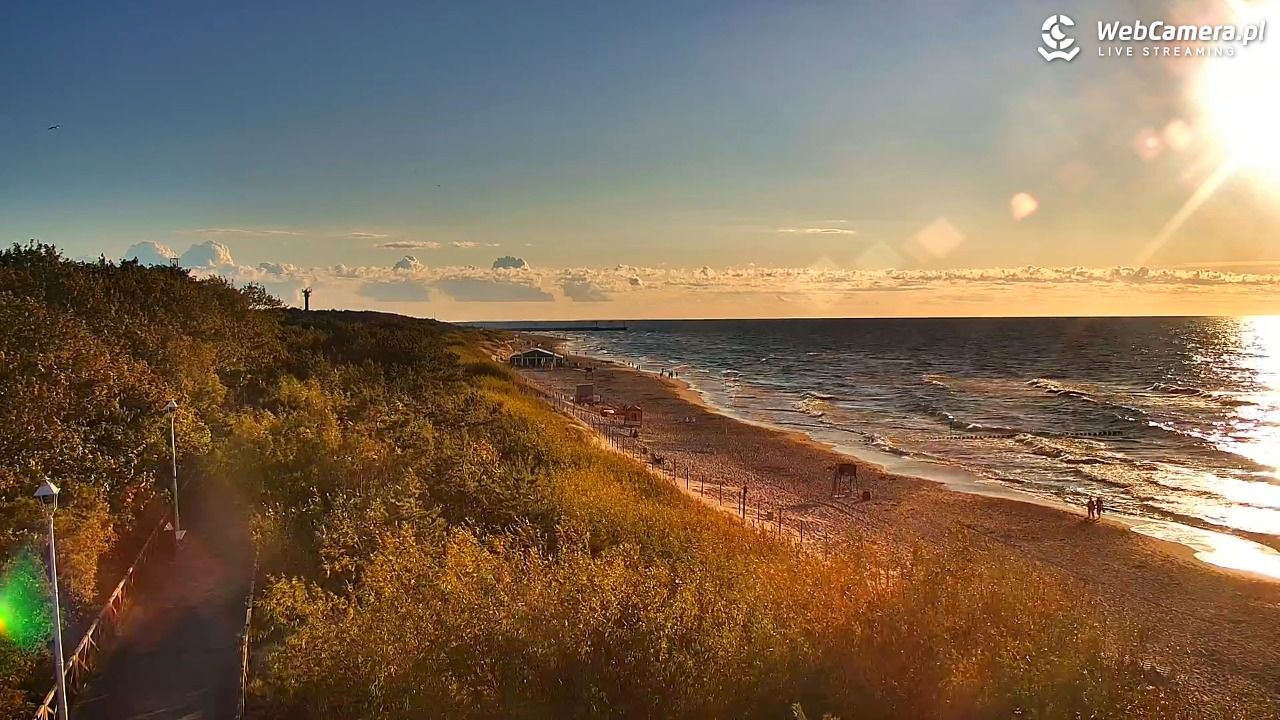 DZIWNÓW  - widok na plażę - 23 lipiec 2026, 19:57
