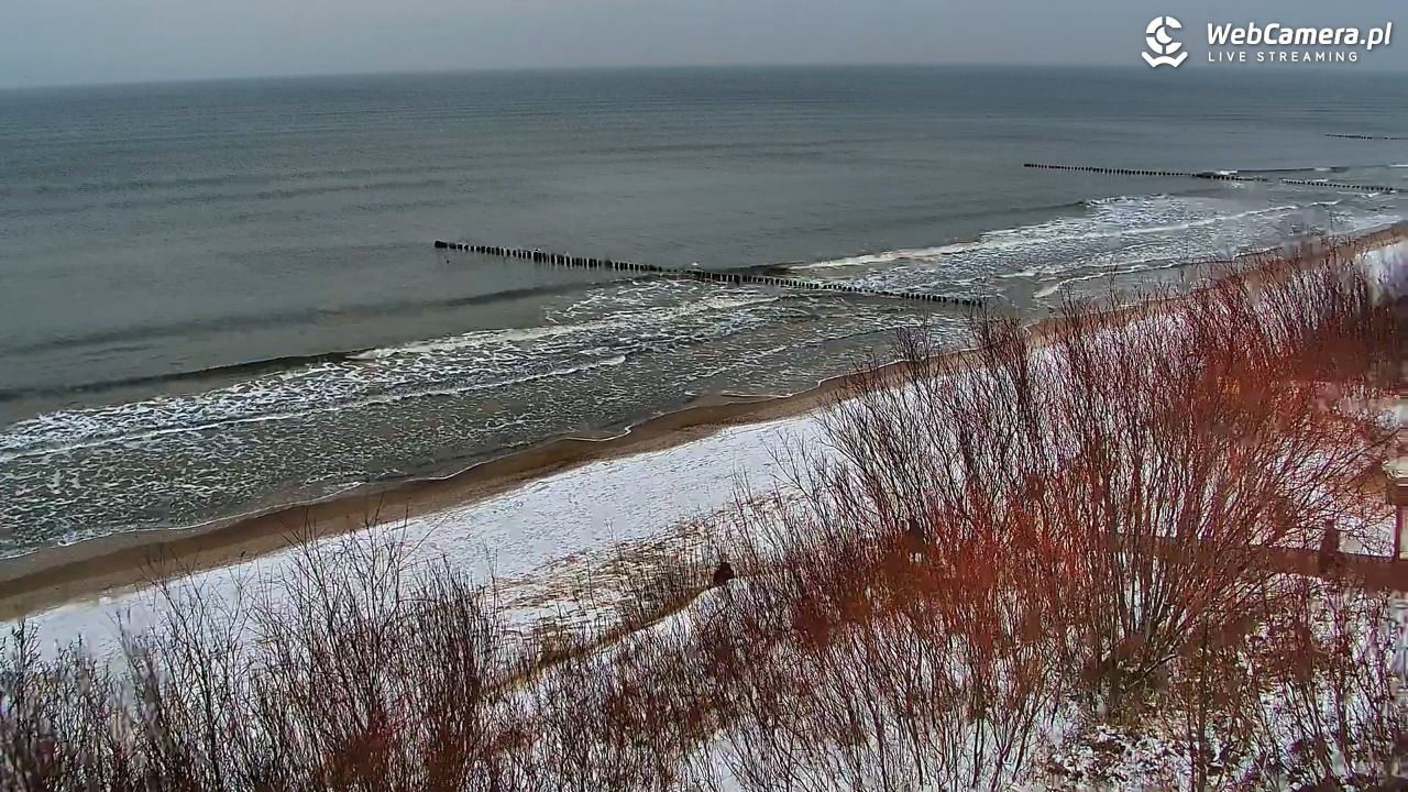 DZIWNÓW  - widok na plażę - 05 styczeń 2026, 14:10