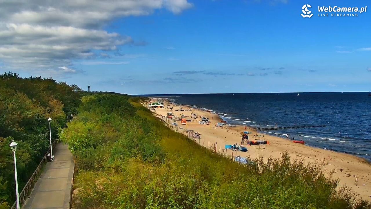 DZIWNÓW  - widok na plażę - 25 lipiec 2026, 10:24