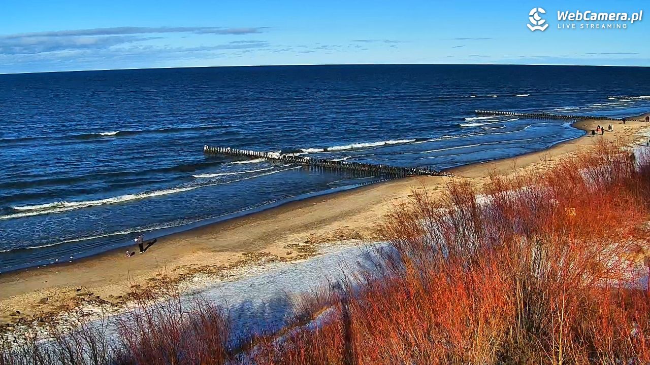 DZIWNÓW  - widok na plażę - 15 luty 2026, 14:11