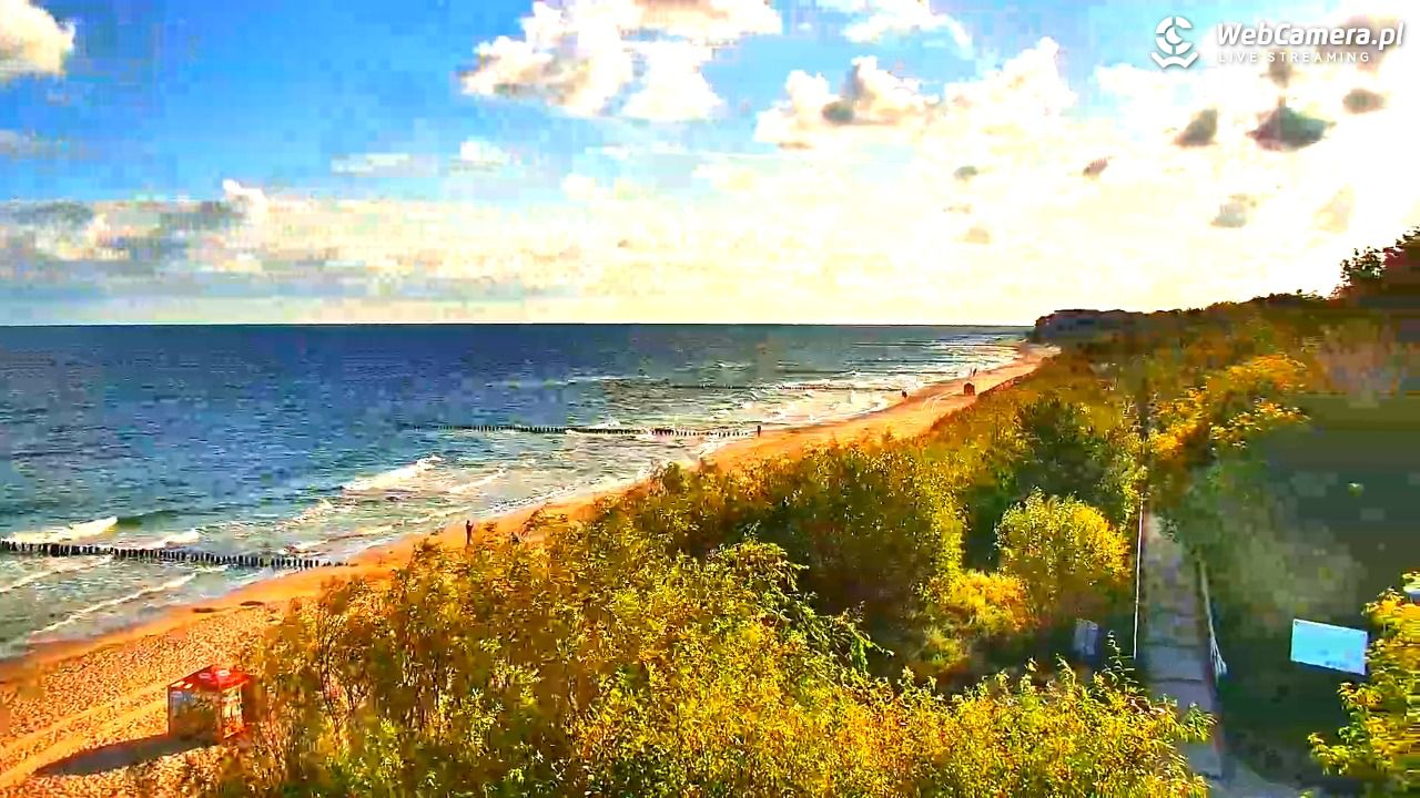 DZIWNÓW  - widok na plażę - 08 sierpień 2026, 07:45