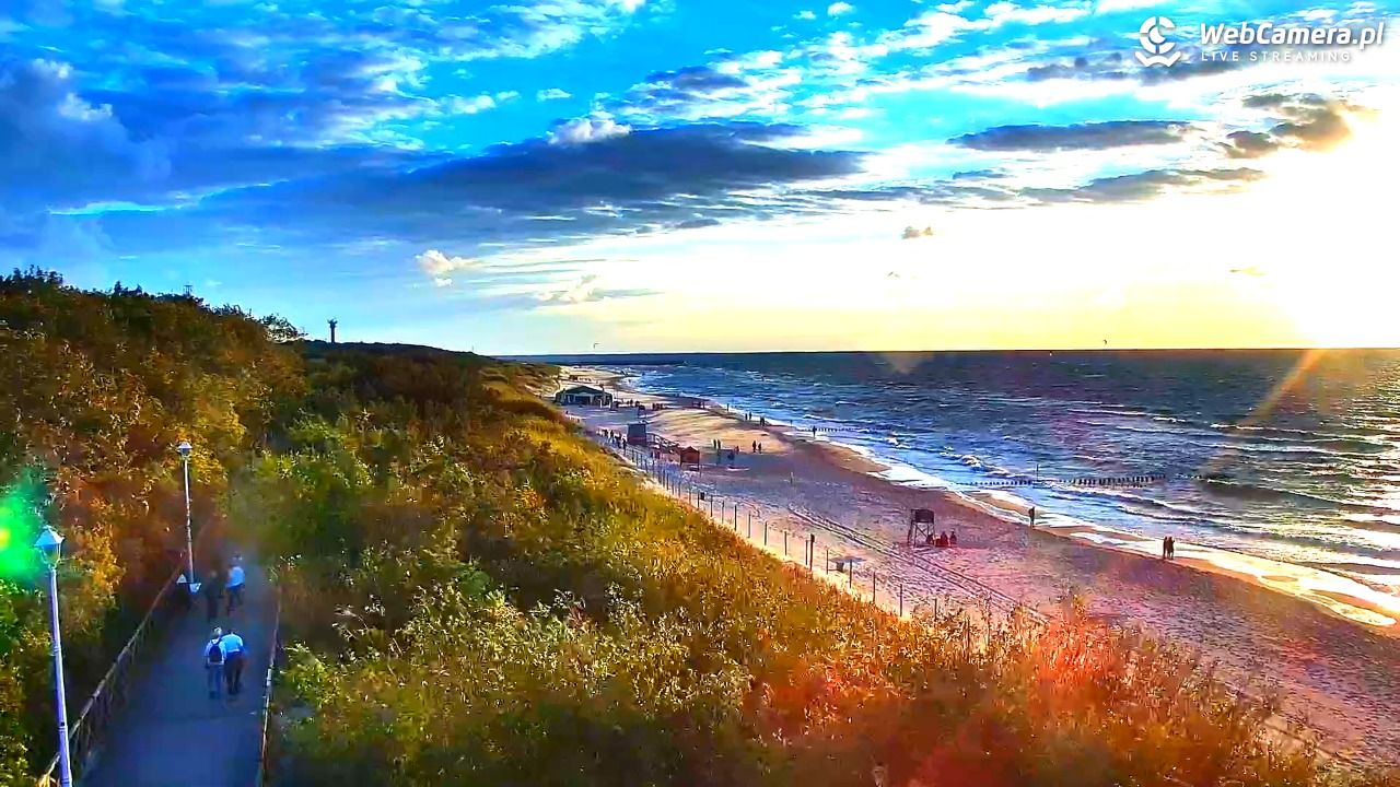 DZIWNÓW  - widok na plażę - 07 sierpień 2026, 20:09