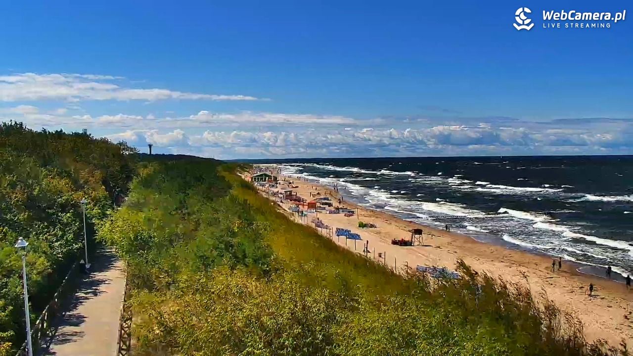 DZIWNÓW  - widok na plażę - 23 lipiec 2026, 13:52